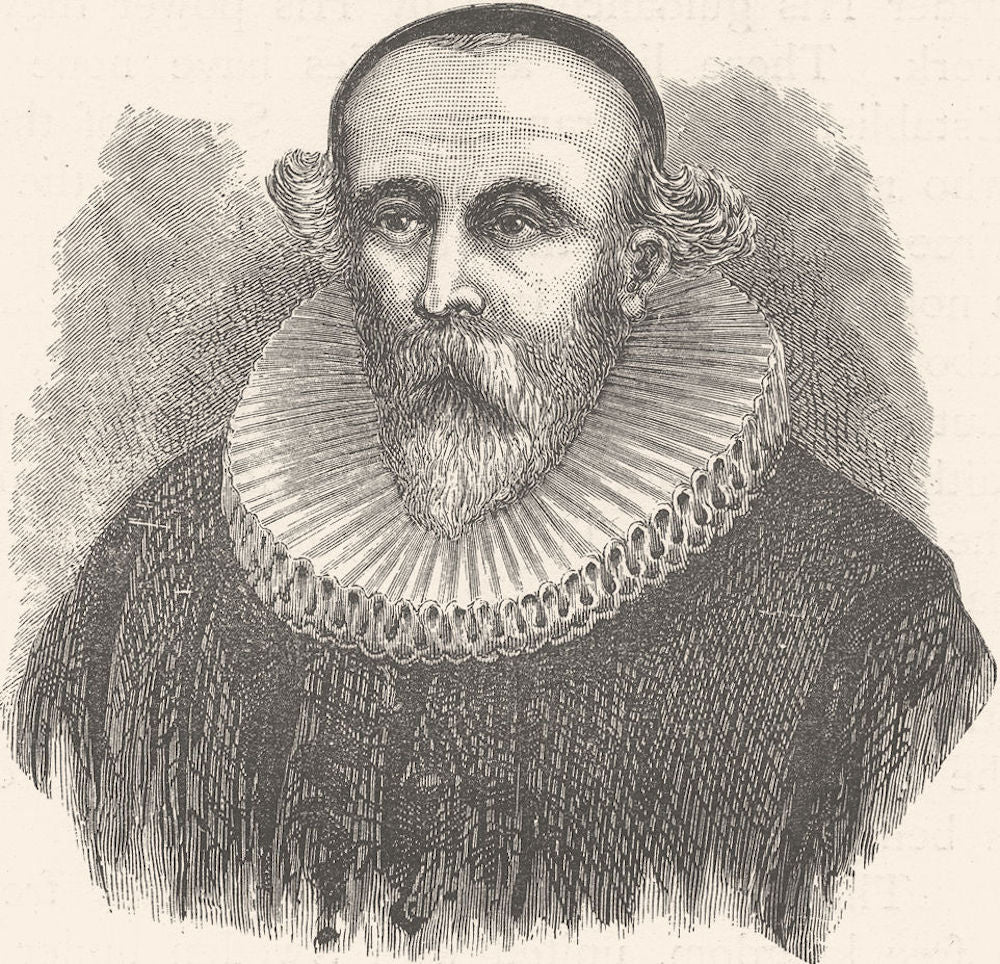 NORWAY. A Norwegian Pastor. SMALL 1890 old antique vintage print picture